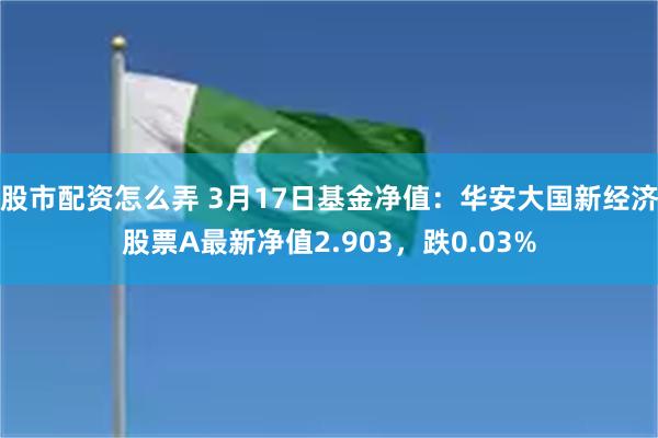 股市配资怎么弄 3月17日基金净值：华安大国新经济股票A最新净值2.903，跌0.03%