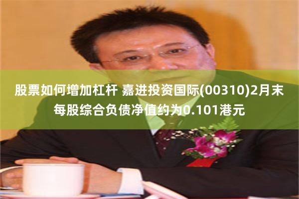 股票如何增加杠杆 嘉进投资国际(00310)2月末每股综合负债净值约为0.101港元