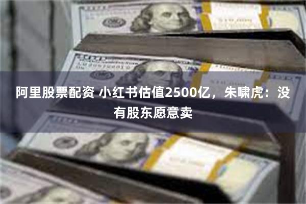 阿里股票配资 小红书估值2500亿，朱啸虎：没有股东愿意卖