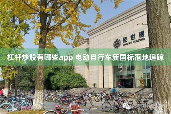 杠杆炒股有哪些app 电动自行车新国标落地追踪