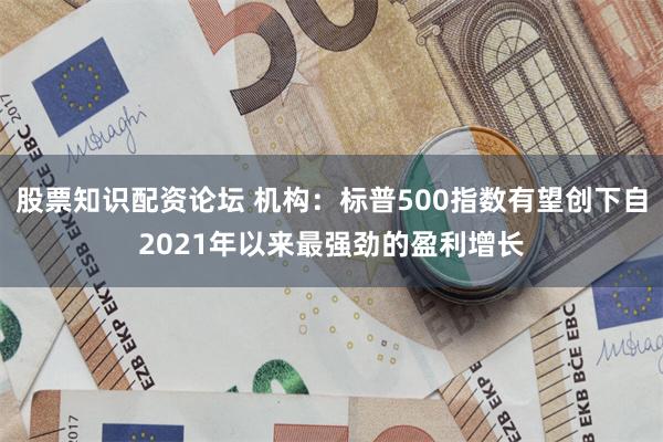 股票知识配资论坛 机构：标普500指数有望创下自2021年以来最强劲的盈利增长