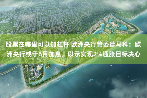 股票在哪里可以加杠杆 欧洲央行管委德马科：欧洲央行或于6月加息，以示实现2%通胀目标决心