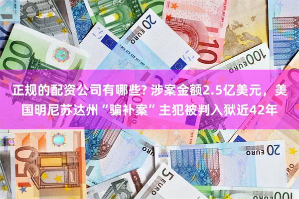 正规的配资公司有哪些? 涉案金额2.5亿美元，美国明尼苏达州“骗补案”主犯被判入狱近42年