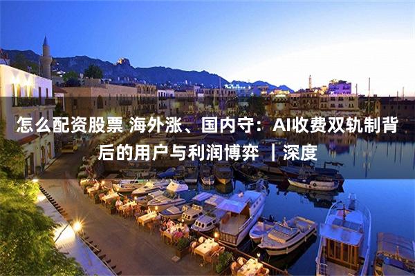 怎么配资股票 海外涨、国内守：AI收费双轨制背后的用户与利润博弈 ｜深度