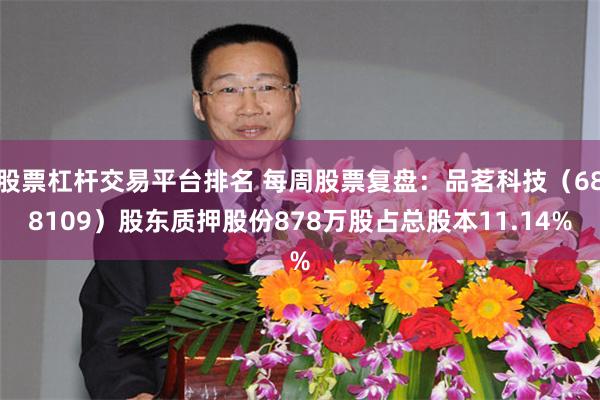 股票杠杆交易平台排名 每周股票复盘：品茗科技（688109）股东质押股份878万股占总股本11.14%
