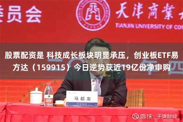 股票配资是 科技成长板块明显承压，创业板ETF易方达（159915）今日逆势获近19亿份净申购