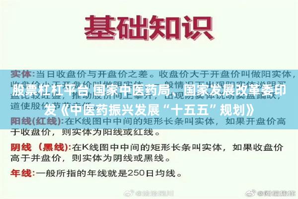 股票杠杠平台 国家中医药局、国家发展改革委印发《中医药振兴发展“十五五”规划》