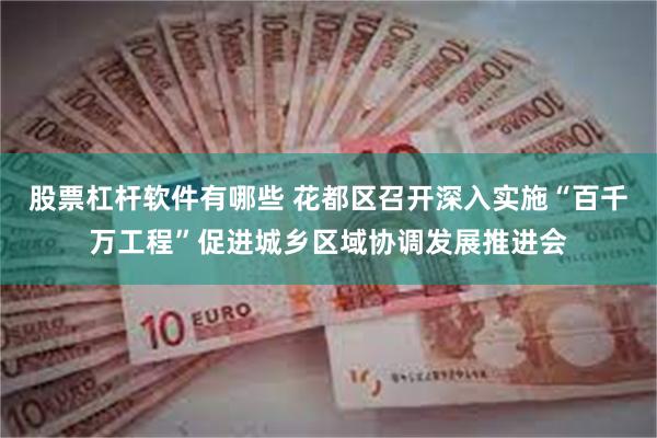 股票杠杆软件有哪些 花都区召开深入实施“百千万工程”促进城乡区域协调发展推进会