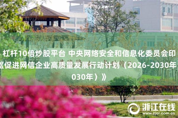 杠杆10倍炒股平台 中央网络安全和信息化委员会印发《促进网信企业高质量发展行动计划（2026-2030年）》