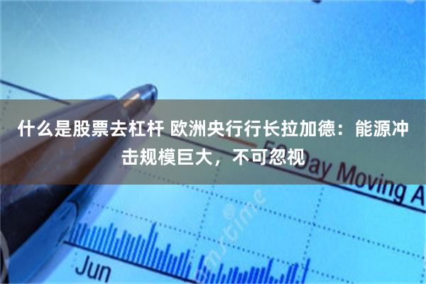 什么是股票去杠杆 欧洲央行行长拉加德：能源冲击规模巨大，不可忽视